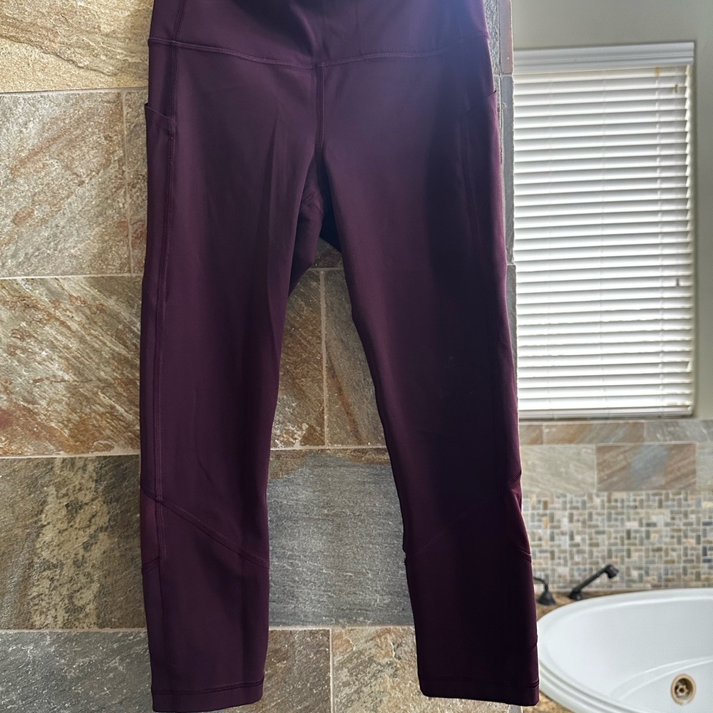 Purple Athletic Leggings